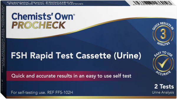 Chemists' Own FSH Rapid Test Cassette (Urine)